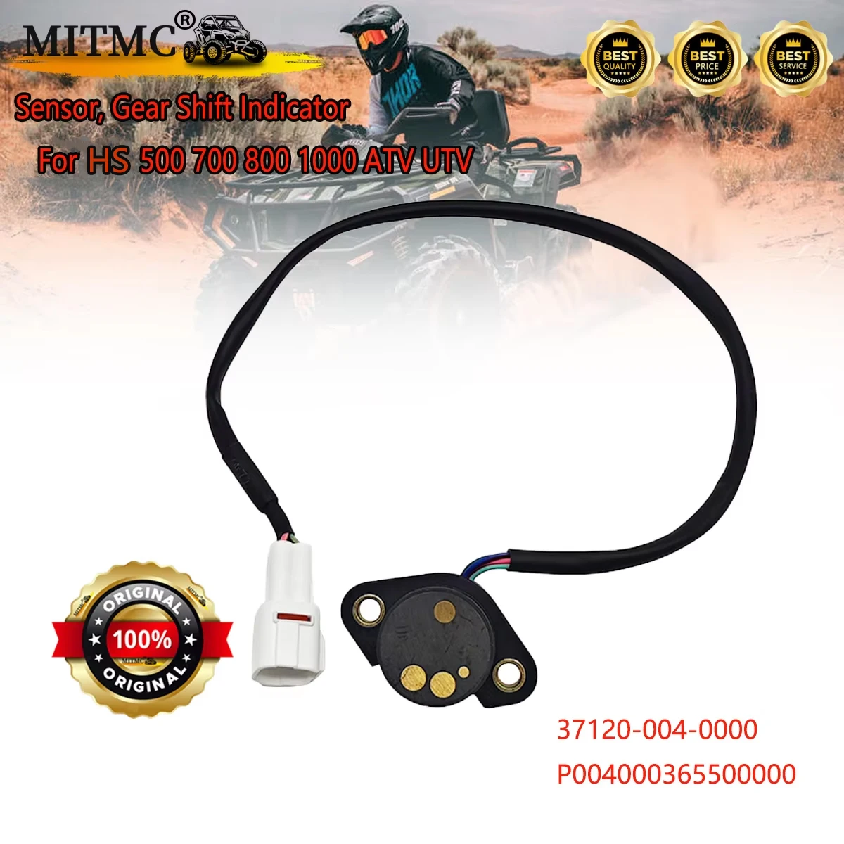 Sensor, Gear Shift Indicator For HS 500 700 800 1000 ATV UTV  engine（except UTV700 Crew）37120-004-0000 P004000365500000
