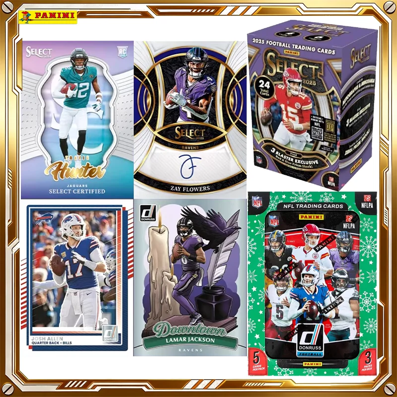 

Коллекционные карточки Panini Select Football и Donruss NFL Winter Hobby Tins 2025 года: Загадочная коробка-сюрприз, аниме-карточки, игрушки, подарки на праздники и дни рождения