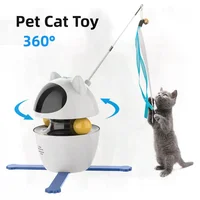 Juguete láser con plumas diseño panda para gatos