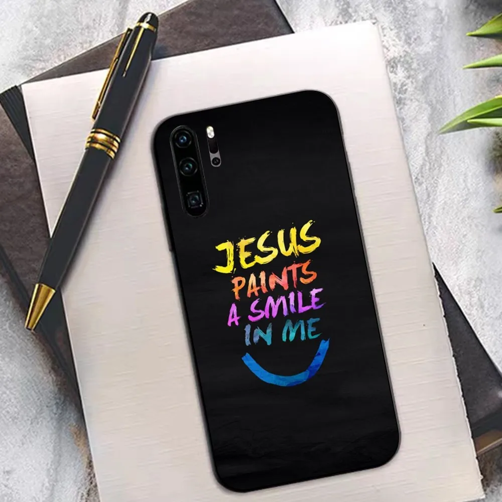 Faith Christian Religious Jesus Art Phone Case For Huawei P 8 9 10 20 30 40 50 Pro Lite Psmart Honor 10 Lite 70 Mate 20lite