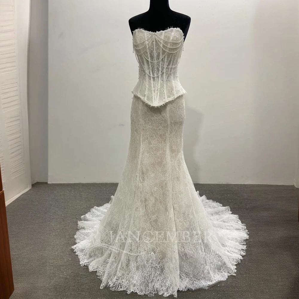 Boho A-Line Wedding Dresses Sleeveless Organza Bridal Dress Princess Wedding Ball Prom Gown Customized vestidos de novia boda