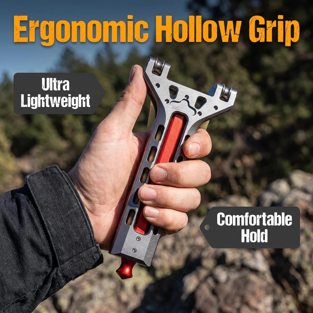 Automatic‑Loading Magazine Slingshot Catapult for Adults High‑Precision Outdoor Shooting Game Competition Entertainment Equipmen view 5