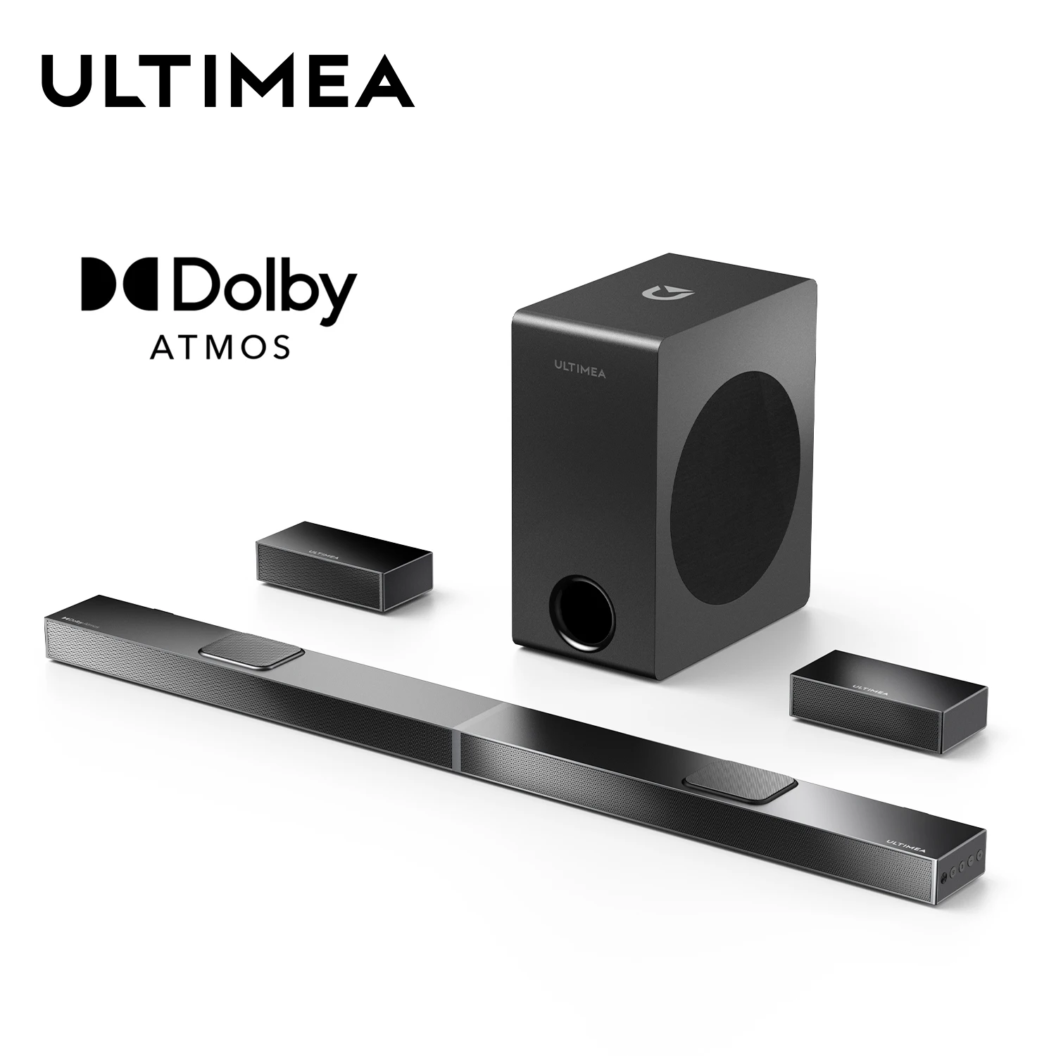 

ULTIMEA 7.1 Sound Bar with Dolby Atmos, Surround Sound System for Home Cinema with App Control, Home Bluetooth Speakers SoundBar