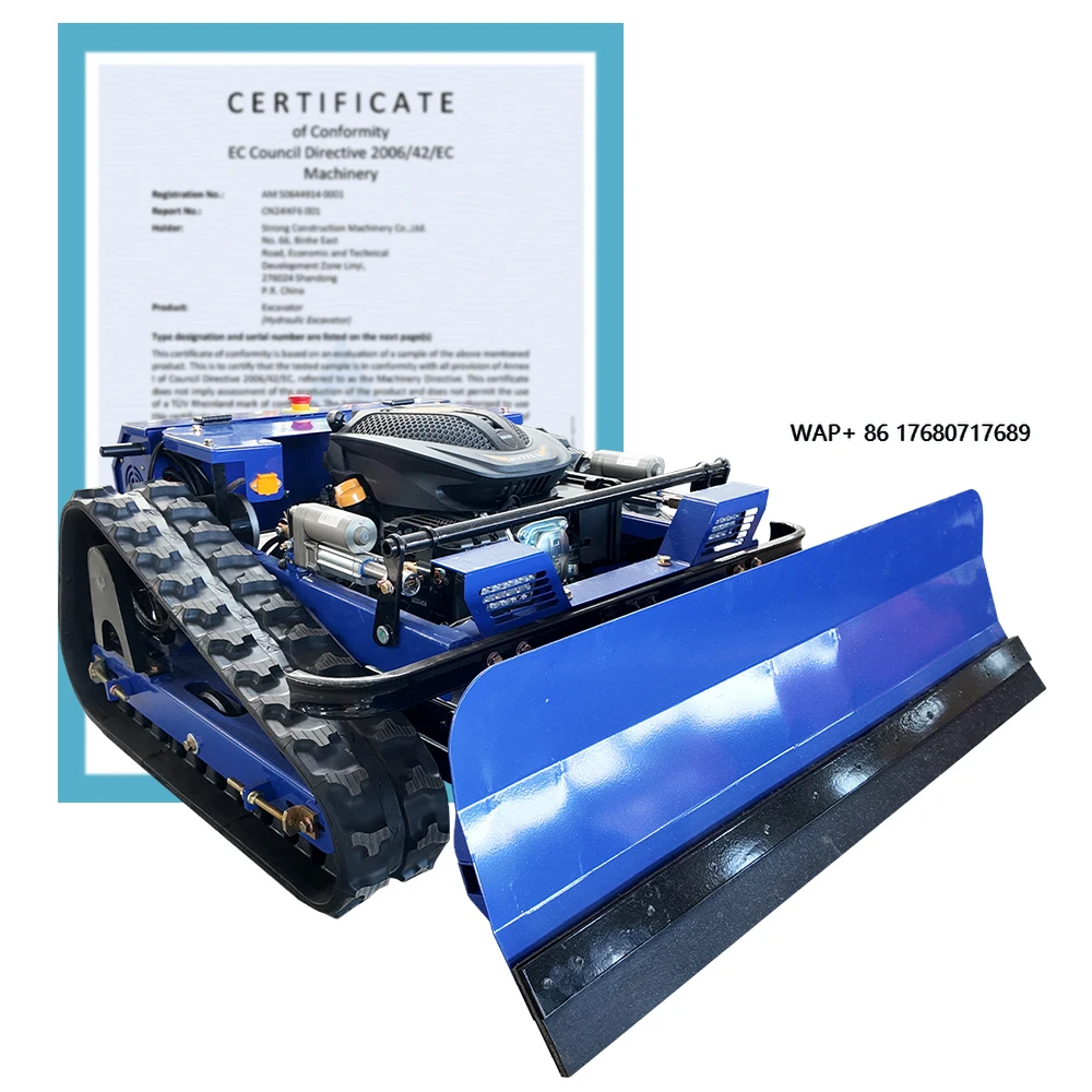 

Radio Controlled All - Terrain Agricultural Slope Crawler Remote Control Adjustable Height Snow Push Remote Control Lawn Mower