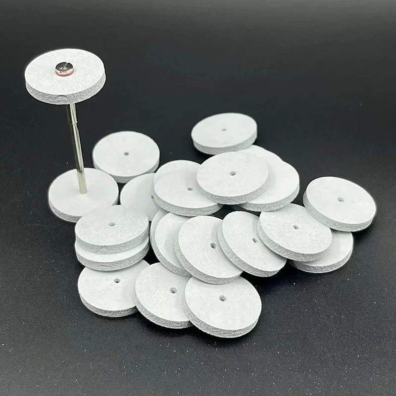 100 pçs/set polidores de borracha de silicone para materiais de laboratório dentário rodas de polimento dental burs