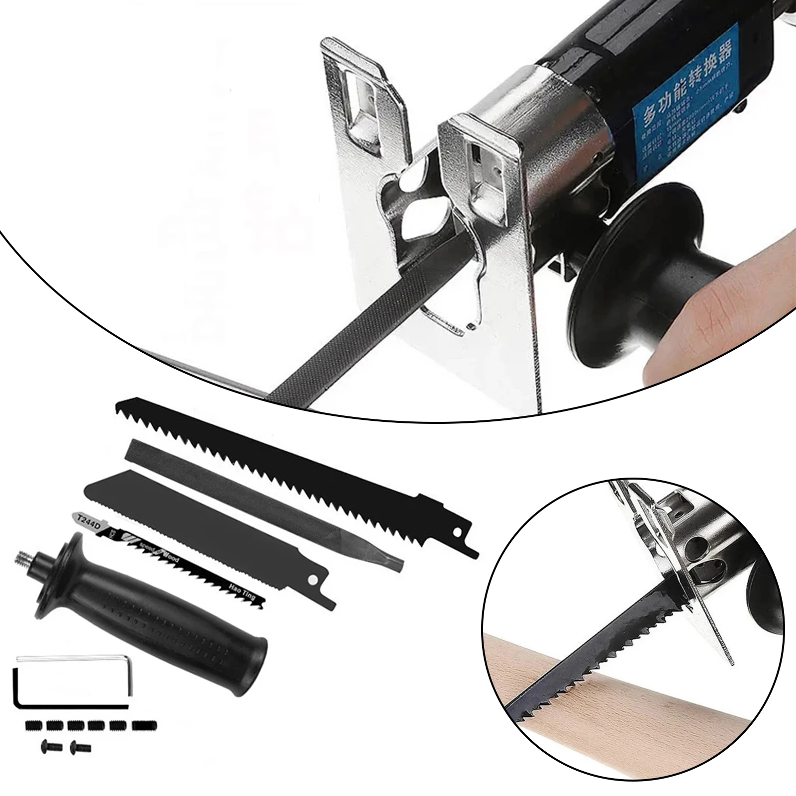 

Portable Reciprocating Saw Electric Drill Electric Saw Household Conversion Head Of Screwdriver Multifunctional Wood Tools