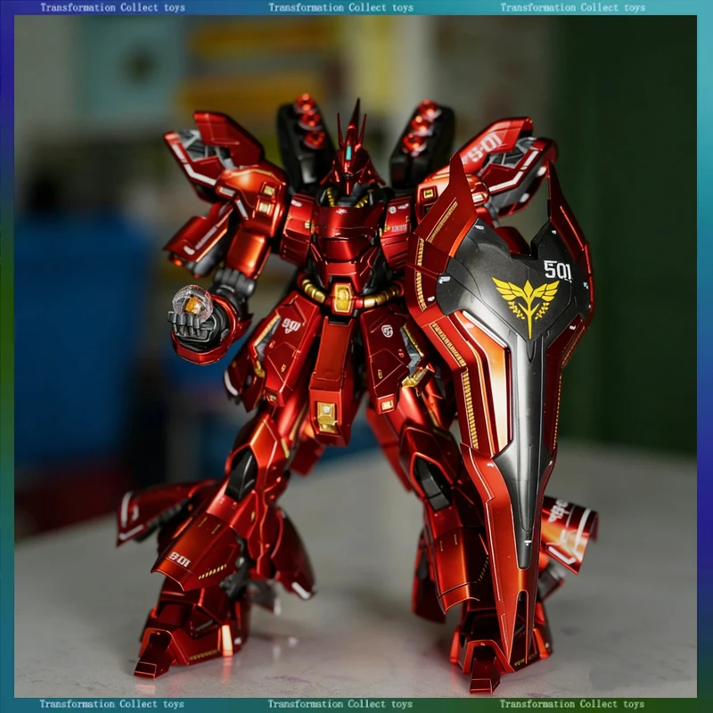 

【Переиздание】 DABAN 6631S Sazabi MG 1/100 Electroplated Ver. Наборы для сборки моделей, аниме-фигурки, роботы, пластиковые модели, подарки, игрушки