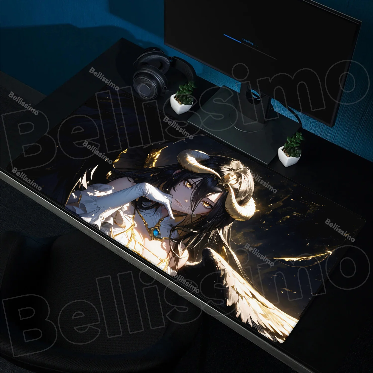 

Mousepad Albedo Overlord Large Mouse Pad Anime Pc Gamer Cabinet Keyboard Mausepad Computer Gaming Accessories Table Rug Desk Mat