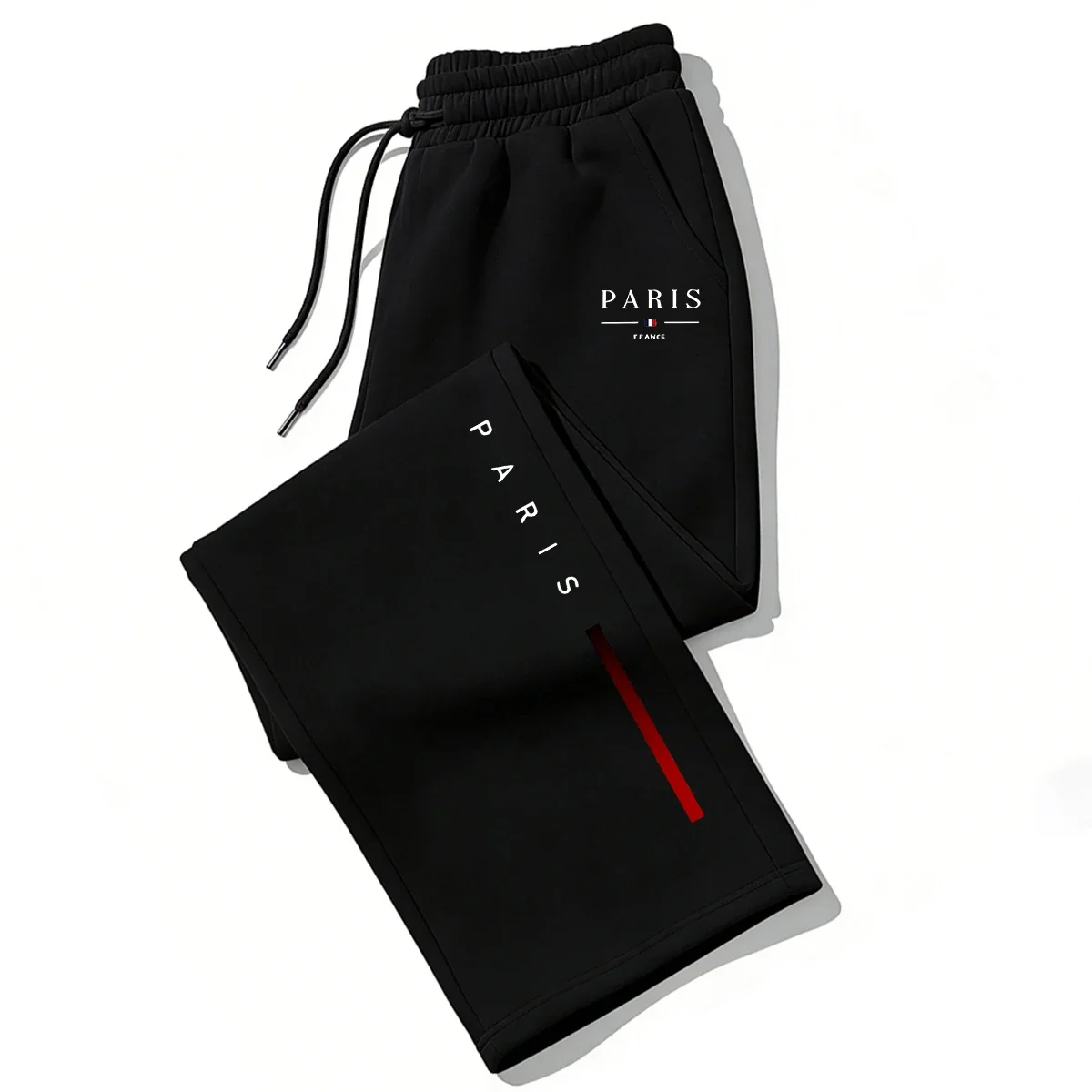2026 Hot Sale PARIS Printed Wide-Leg Pants Men Women Autumn Winter Casual High Quality Outdoor Running Sports Sweatpants image 4