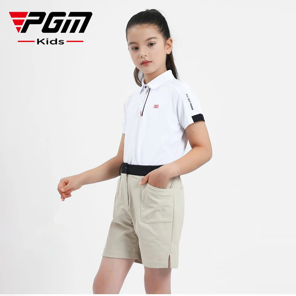 

PGM Golf Wear Girls Shorts Youth Summer Versatile Sports Pants Soft And Comfortable Golf Wear For Girls KUZ156