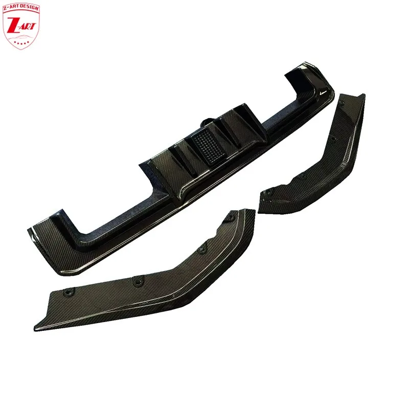 

Z-ART R4 Dry Carbon Fiber Rear Diffuser for BMW M4 Carbon Fiber Rear Lip for BMW G80 G81 G82 G83 M3 M4