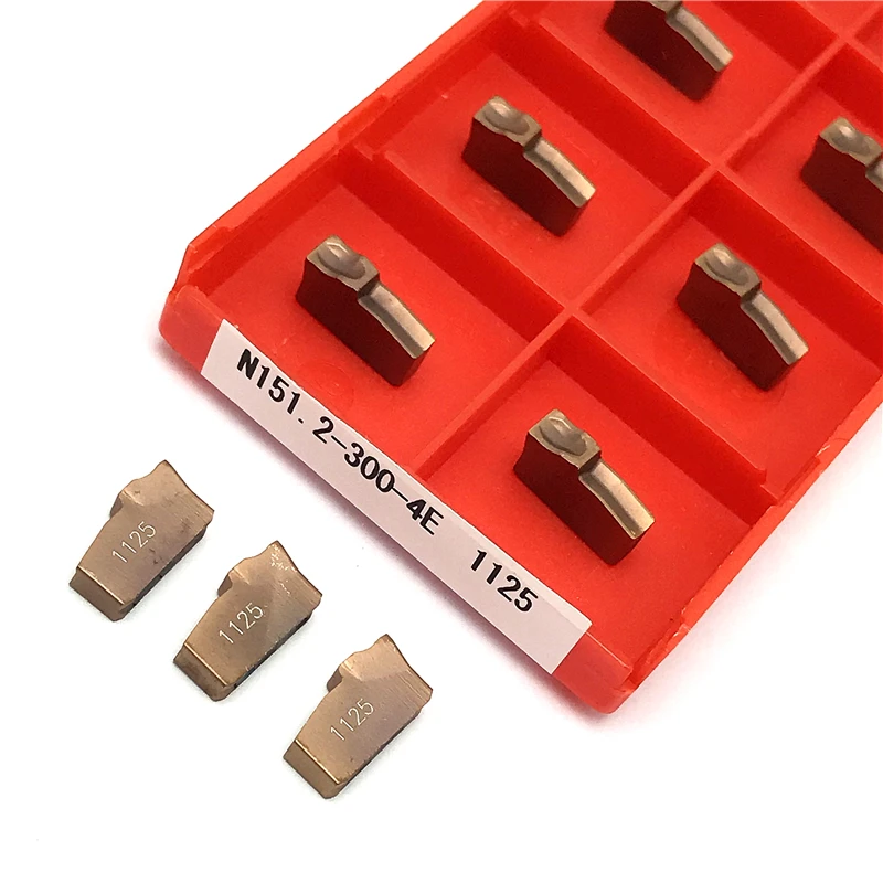 Imagem -03 - Inserções de Carboneto Ferramenta de Ranhuramento Ferramenta de Torneamento N151.2 Ferramenta de Torno Cnc N151.22004e N151.2300-4e N151.2-400-4e 1025 1125
