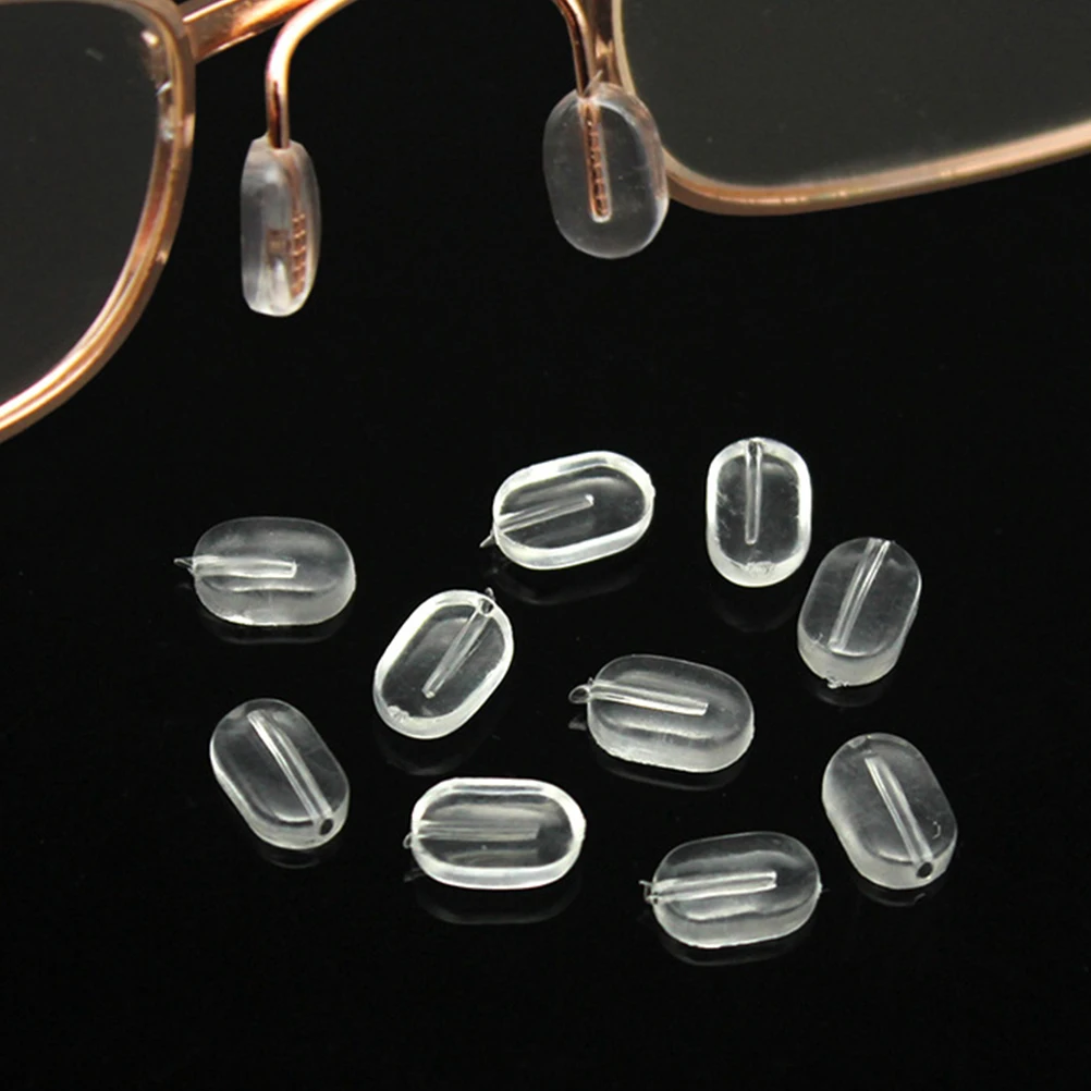 

20 Pairs Nose Bracket Glasses Pads Eyeglass Accessories Eyeglasses Support Replacement Cushion Reading