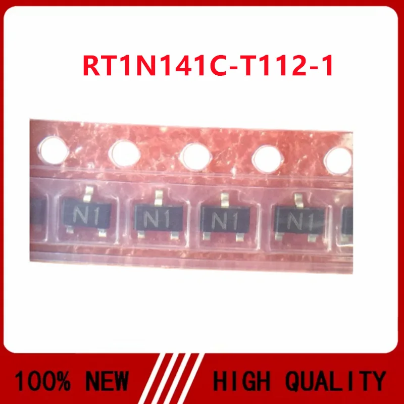 10PCS/LOT RT1N141C-T112-1 SOT23 serigrafia N1 transistor patch nuovo originale autentico spot consegna veloce