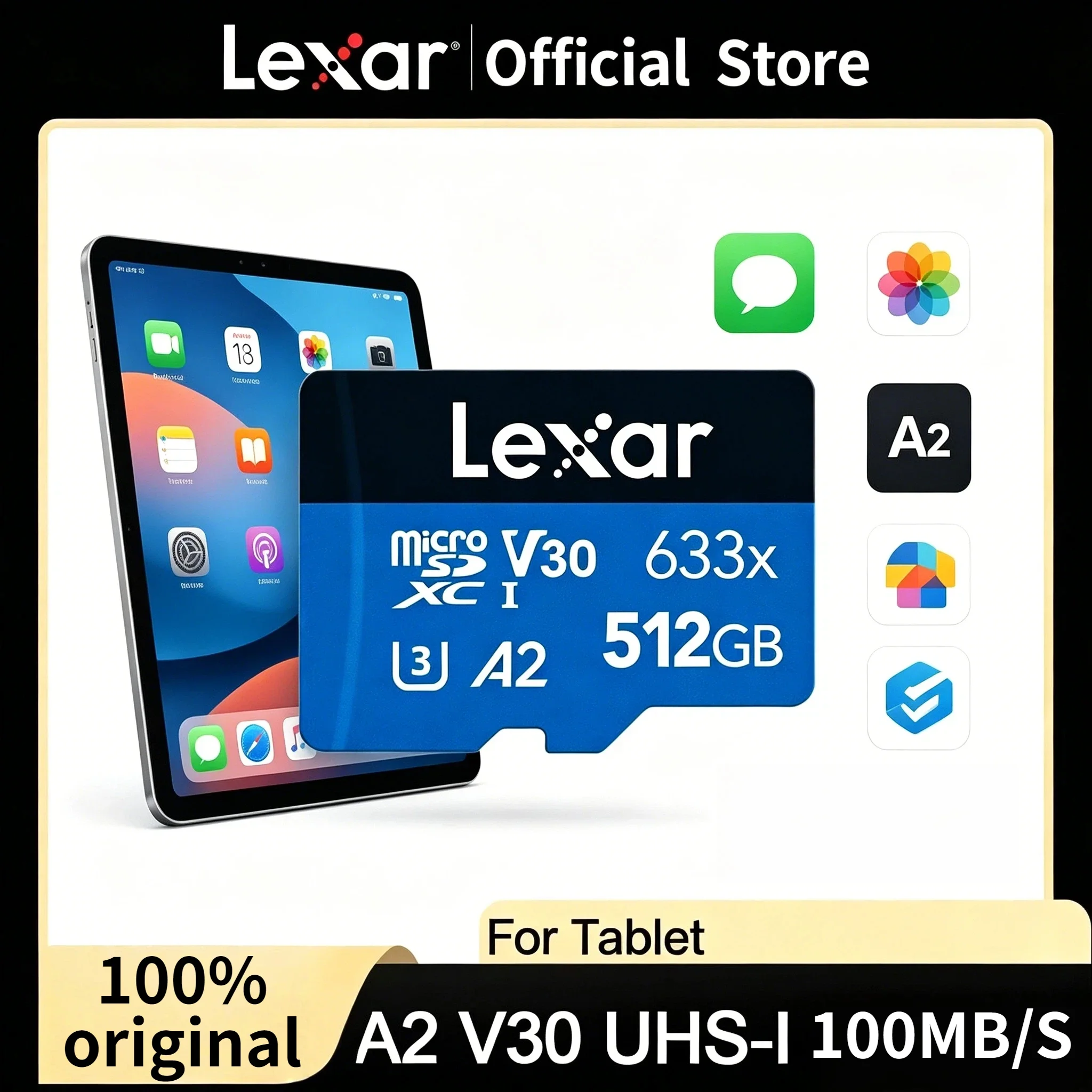 100-original-lexar-class-10-a1-memory-card-256gb-128gb-64gb-sdxc-v30-u3-32gb-sdhc-v10-u1-633x-micro-sd-flash-microsd-pro