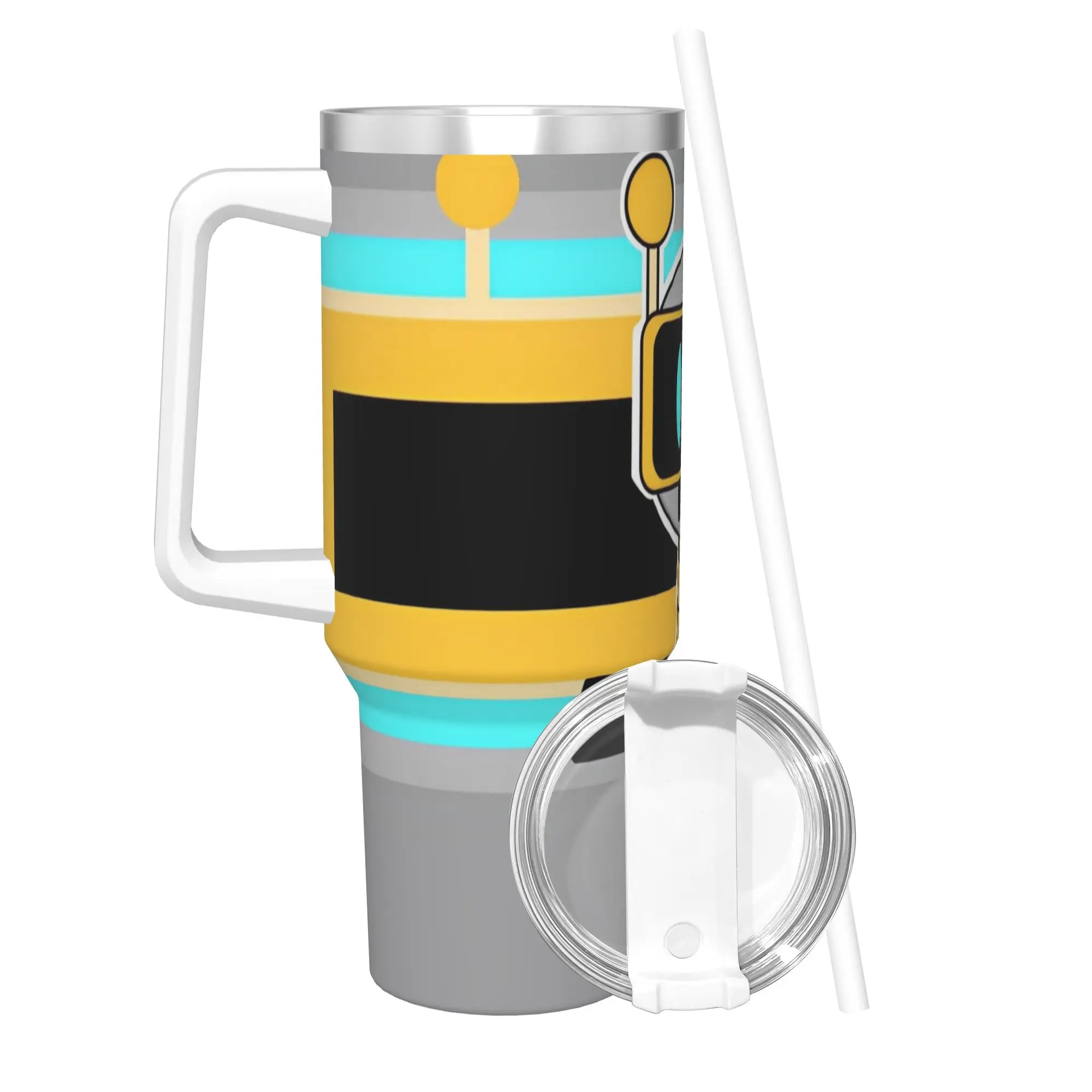 40OZ Stainless Steel Tumbler Cartoon Sprunki Game Thermal Mug  Portable Cold Drink Mugs Cup Travelist Water Bottle