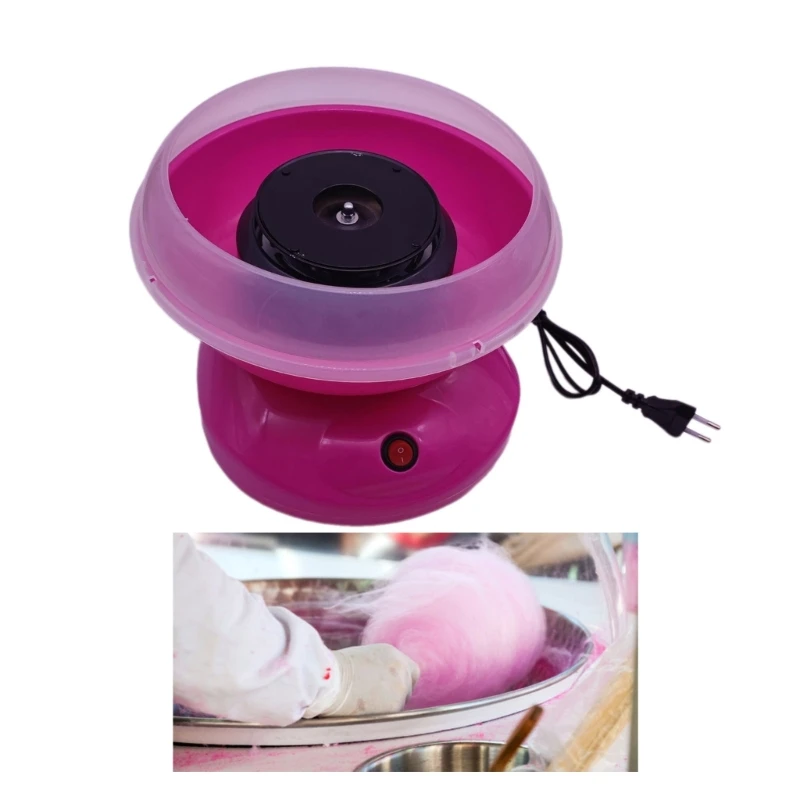 صانع حلوى القطن الآمن المضاد للحرق مع عمليات بسيطة للتجمعات العائلية والحلويات الإبداعية والترفيه في الحفلات