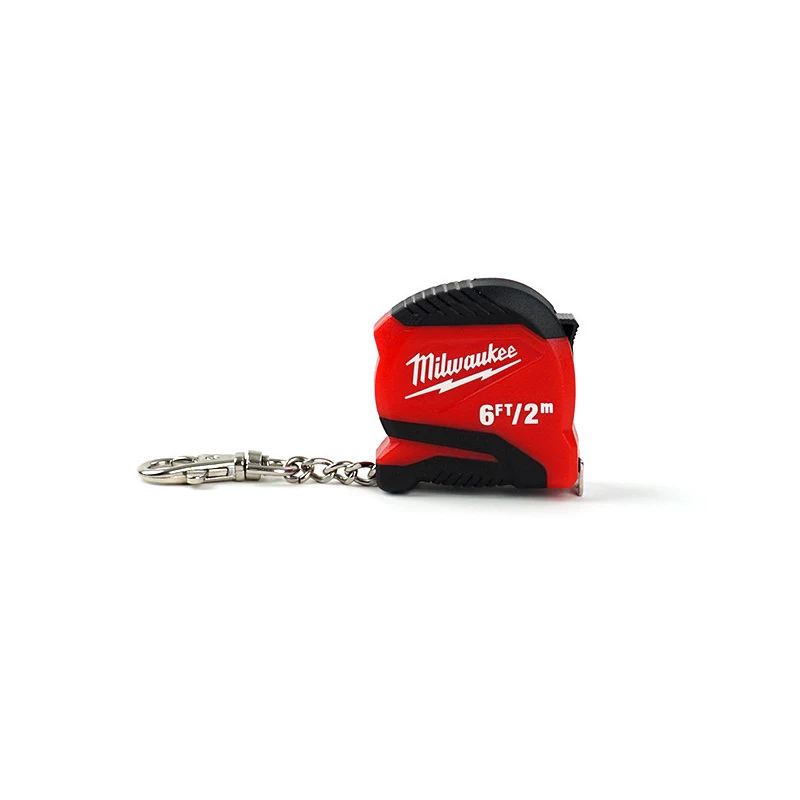 Milwaukee 2m/6FT Maßband mit Schlüsselanhänger, tragbares Messwerkzeug, Mini-Stahlmaßband für den Heimgebrauch 48-22-1706 – Detail 6