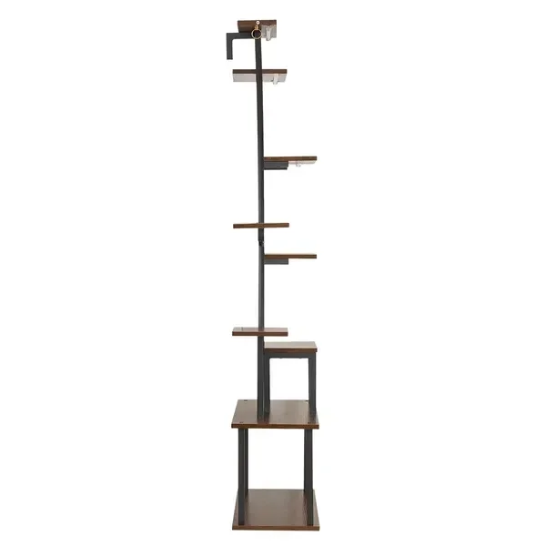 

Plant Stand Indoor with Grow Lights, 63 in Tall 9-Tier Lighted Plant Shelf, Metal Plants Holder, 3