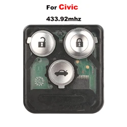jingyuqin 433Mhz 2/3/4 Button Replacement Folding Car Key for Honda Civic Dio Fit Crv Hrv Accord Odyssey Jazz