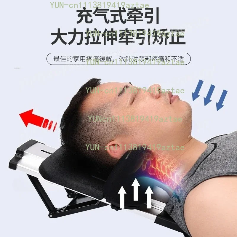 Inflatable Neck Traction Device Adjustable Cervical Collar Home Use Orthopedic Corrector Relief Pain