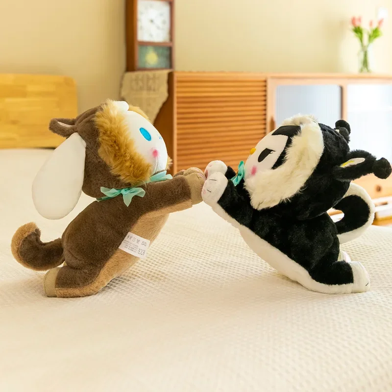 45cmのかわいいクロミぬいぐるみ、キュートなメロディサンリオのぬいぐるみ、子供の誕生日、クリスマスプレゼント、クレーンゲームや越境に最適