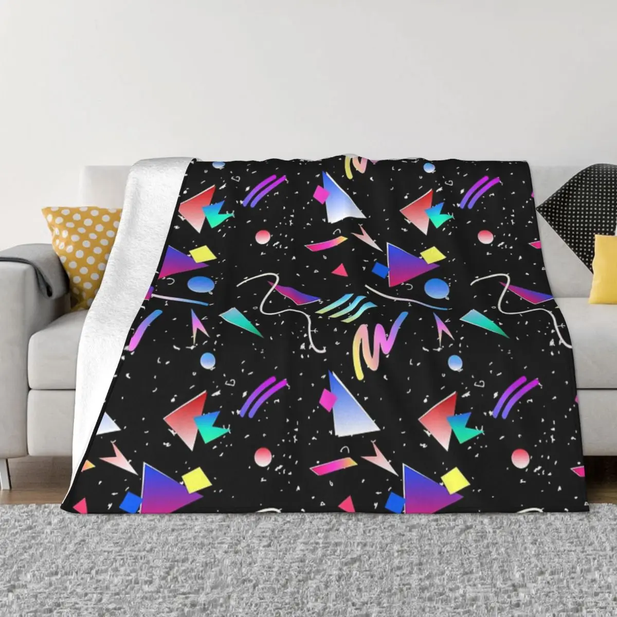 

Hello Memphis Black Anime Blanket Blankets & Throws Winter Warm Blanket Throw Blanket