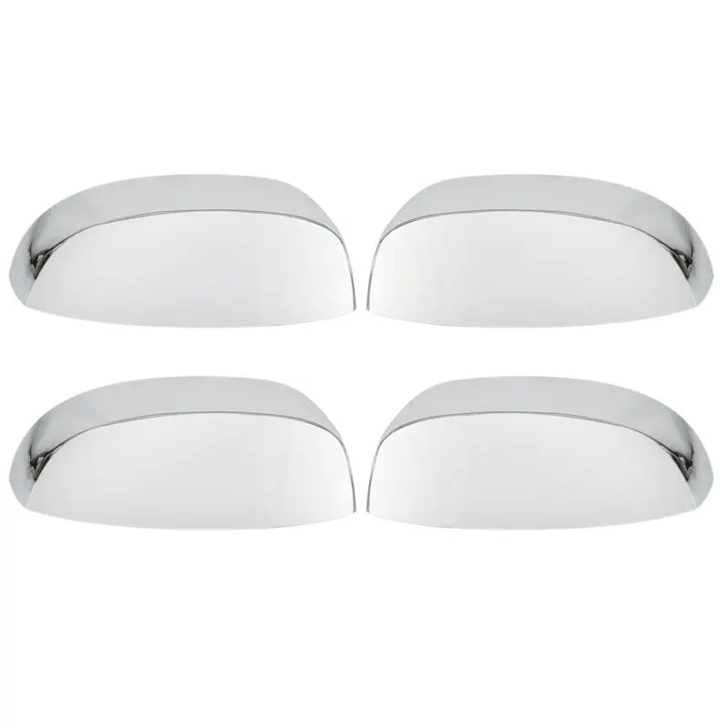 2X Chrome Side Rear View Upper Mirror Caps For Silverado Sierra GMC Sierra Truck 2007-2013