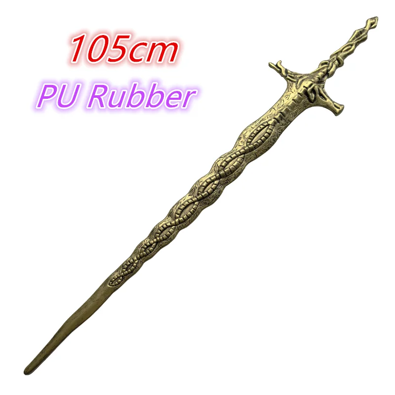 105cm 1:1 코스프레 게임 링 퍼포레이티드 나이프 브로큰 스타 그레이트소드 소품 역할 놀이 거대한 검 PU 고무 소년 장난감 검