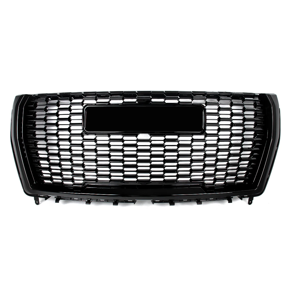 Glossy Black Front Bumper Grille Modified Grille For GMC Yukon/XL Denali 2021-2024 Front Upper Grille Hood Grills Radiator Grill