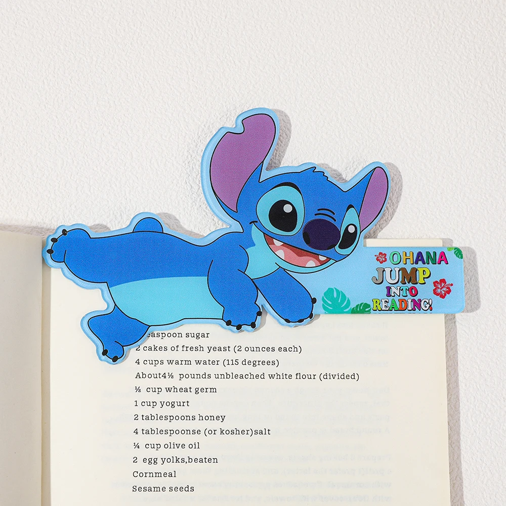 Stitch Acrylic Bookmarks Cartoon Lovers Reading Accessories Bookworms Book Lovers Book Decorations Learning Stationery
