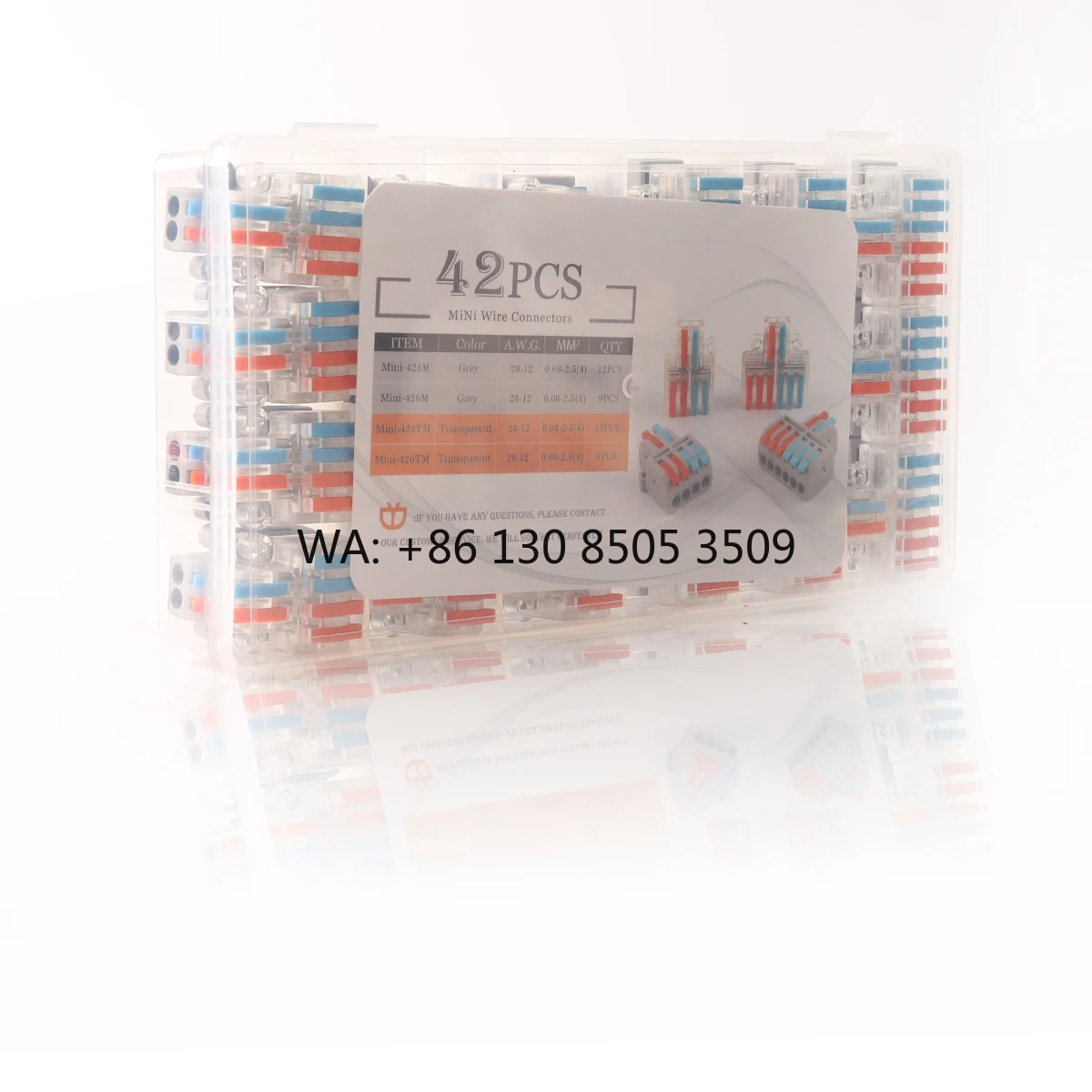 

Миниатюрные быстрозажимные соединители для проводов, универсальные клеммные колодки для быстрого соединения кабелей, вставные клеммы для проводов