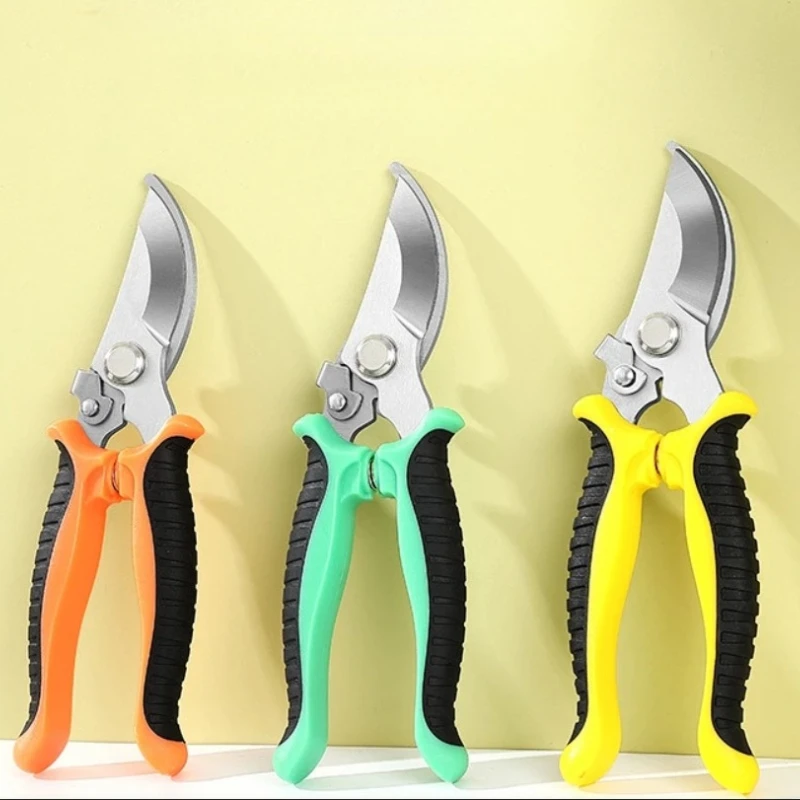 Garden Pruning Shears Set Stainless Steel Scissors Clippers Pruning Snips Shears Hand Tools for Flowers Leaves Potted 3 Pack