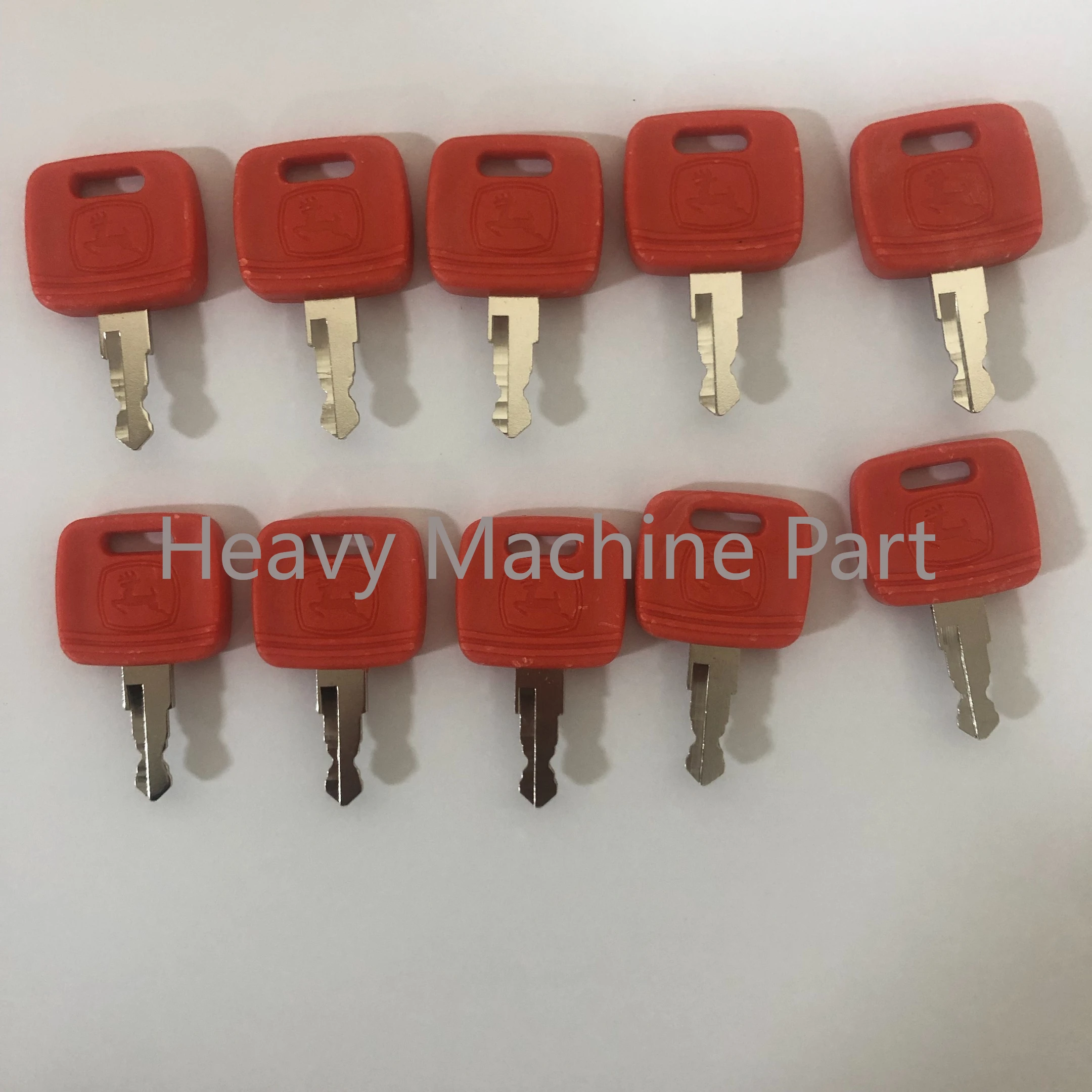 

10pcs Ignition Keys for John Deere agricultural Tractor Combine RE183935 RE71557