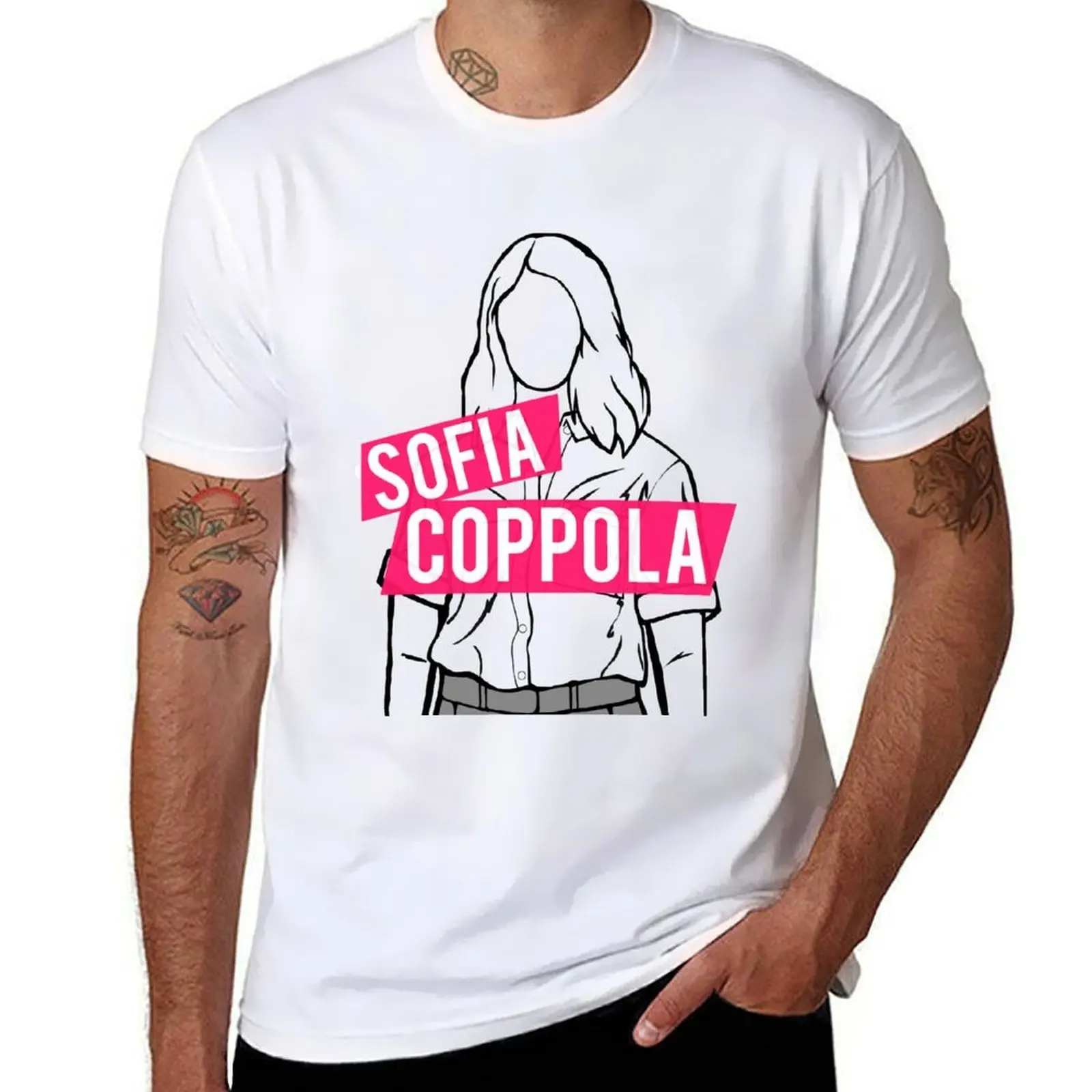

Sofia Coppola Portrait T-Shirt man t shirts cotton t shirt man designer T-Shirt