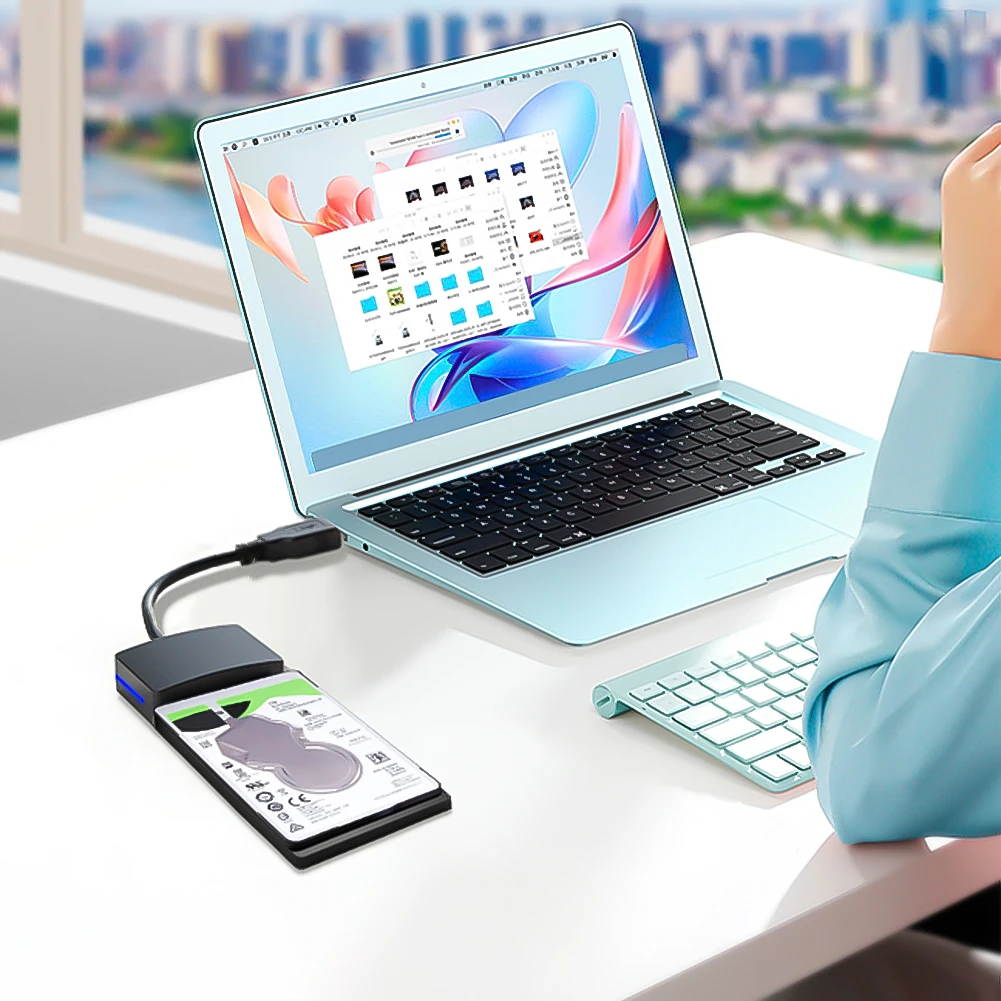 SATA إلى USB 3.0 كابل محول USB 3.0 إلى SATA محول القرص الصلب محول خارجي 2.5 بوصة HDD/SSD كابل محول نقل البيانات
