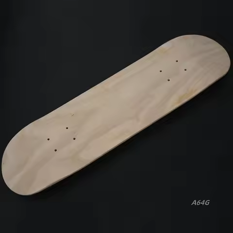 8Pcs 8Inch 8-Layer Maple Blank Double Concave Skateboards Natural Skate Deck Board Skateboards Deck Wood Maple