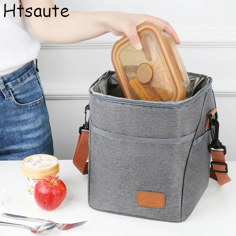 

Fashion Insulated Lunch Bag Cooler bags For Women Men Reusable Lunch Bag Adjustable borsa termica ourdoor picnic box loncheras