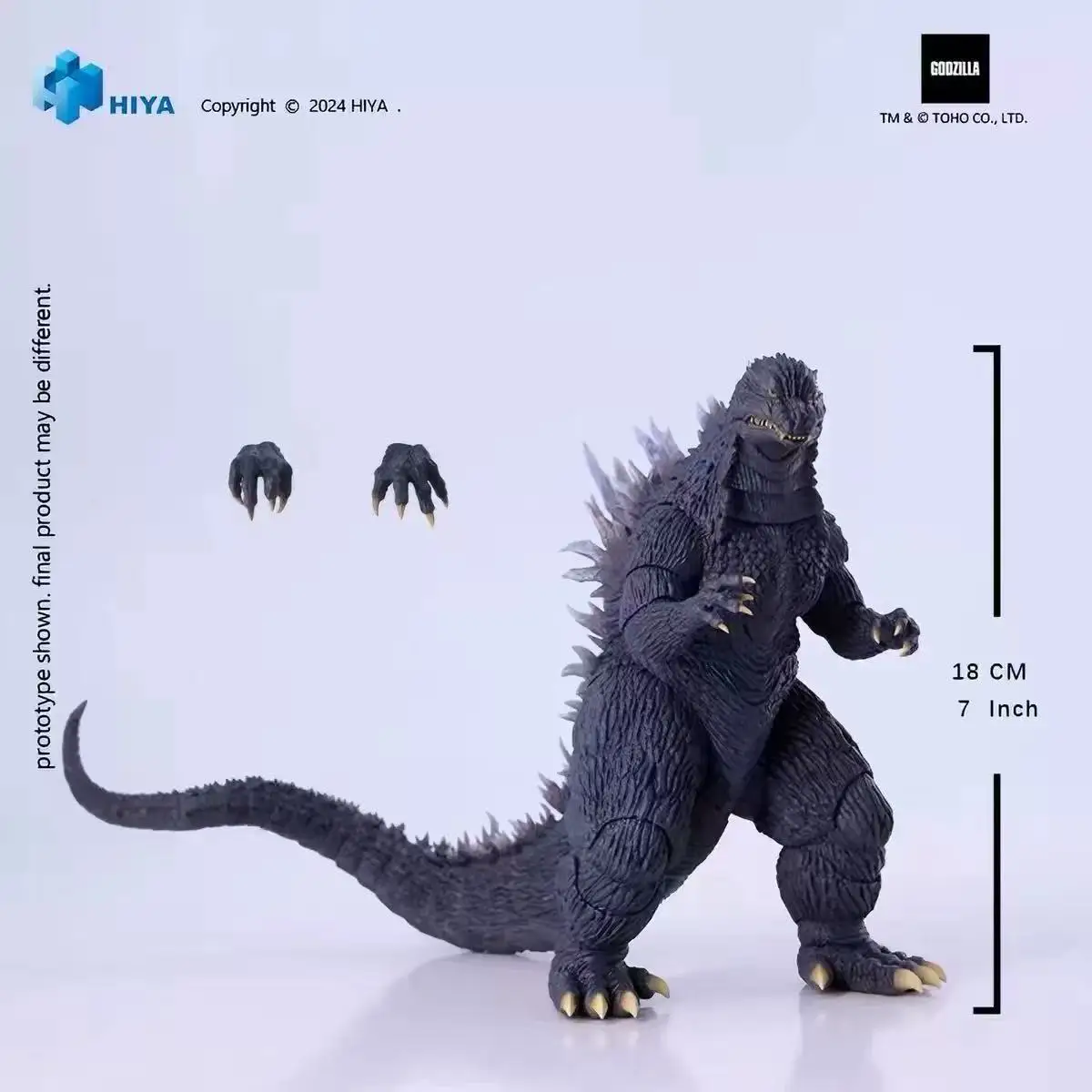 HIYA Godzilla EBG0285 Godzilla 2002 vs Mechagodzilla Beweegbare Actiefiguur
