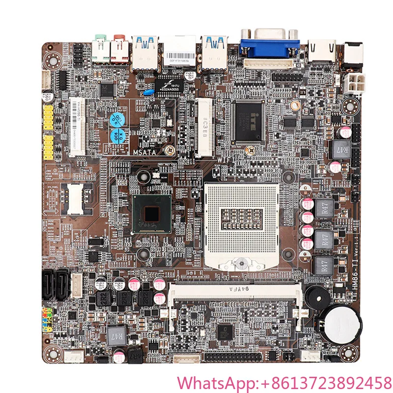 

Intel HD GRAPHICS Intel HM87 chipset Intel Core i5-4200M FCPGA946 Thin ITX Motherboard with RTL8111E Gigabit NIC 2USB2.0 4USB3.0