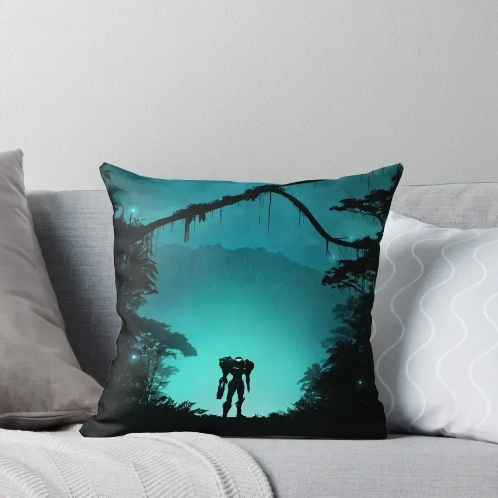 

Metroid Throw Pillow Couch Cushions christmas pillowcases Cushion Child New year pillow