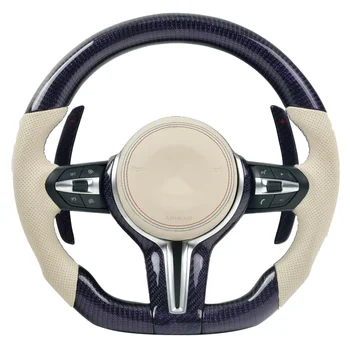 Customized For BMW F30 Steering Wheel 3 5 Series F10 F32 F11 M5 M Performance Sport Carbon Fiber