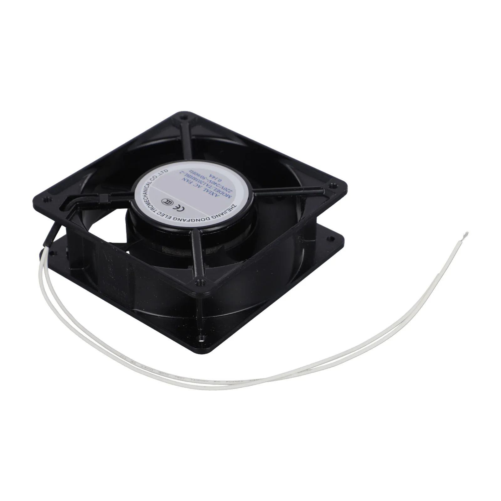 Efficient Axial Fan for Fireplace Inserts Metal Blades for Optimal Airflow Silent Operation and High Temperature Resilience