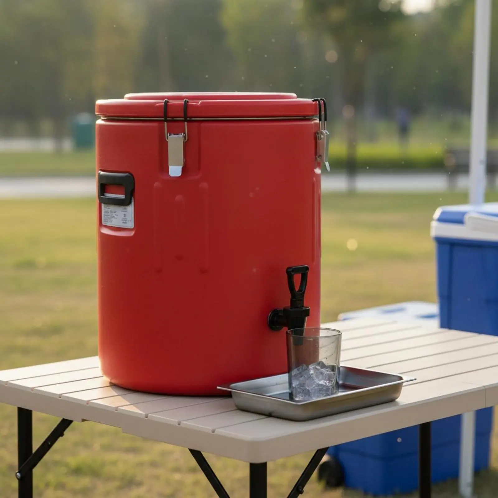 Professional Milk Tea Container Leak-Resistant Design Stainless Steel Insulated Barrel Hot and Cold Drink Carrier Wide Opening