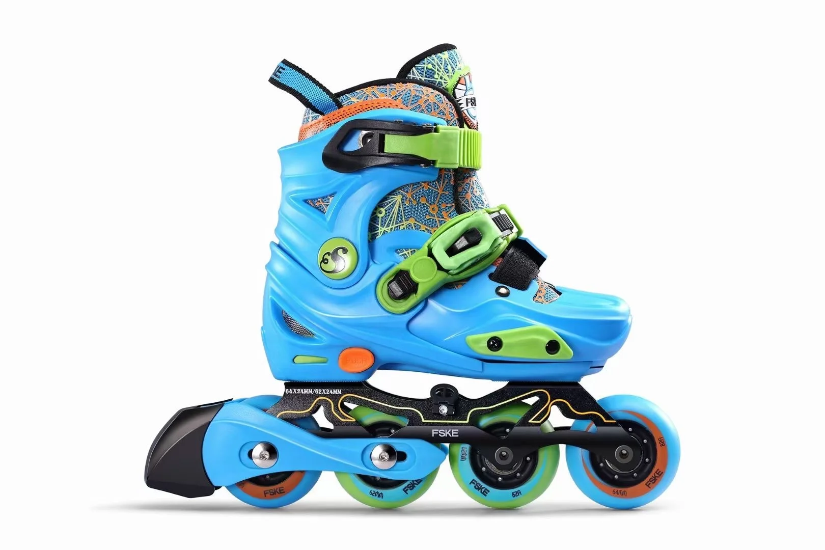 4WD adjustable urban outdoor fitness speed racing roller inline skate for kids