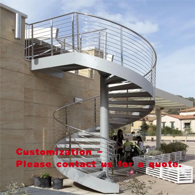 custom.Weatherproof Staircase Coastal Home Balcony Durable Outdoor Structure Custom Project Support