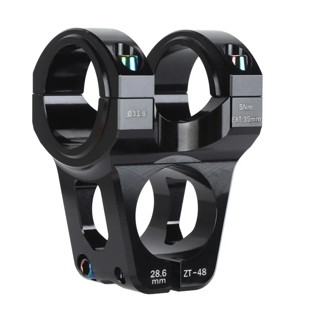 

Durable 31.8mm Bike Stem Aluminum Alloy Lightweight Bike Short Stem High Strength CNC Road Bike Stem Cycling Accessory