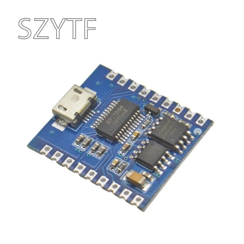 MP3 Player Module Voice Module 4MB Voice Playback IO Trigger Serial Port Control USB Download Voice Playback Module DY-SV17F 