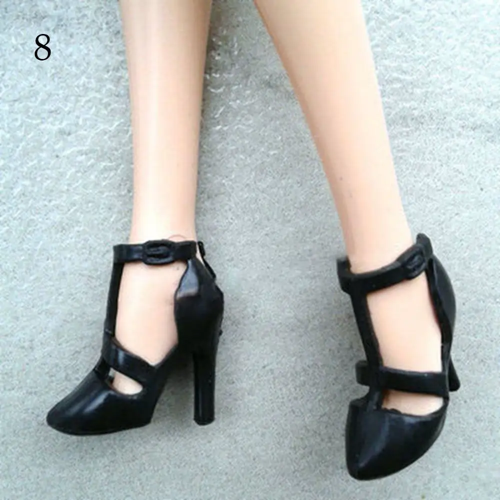 Plastic Foot Length 2.2cm Female  Shoes Socks Long Knees Boots Hero Dolls Boot Accessories