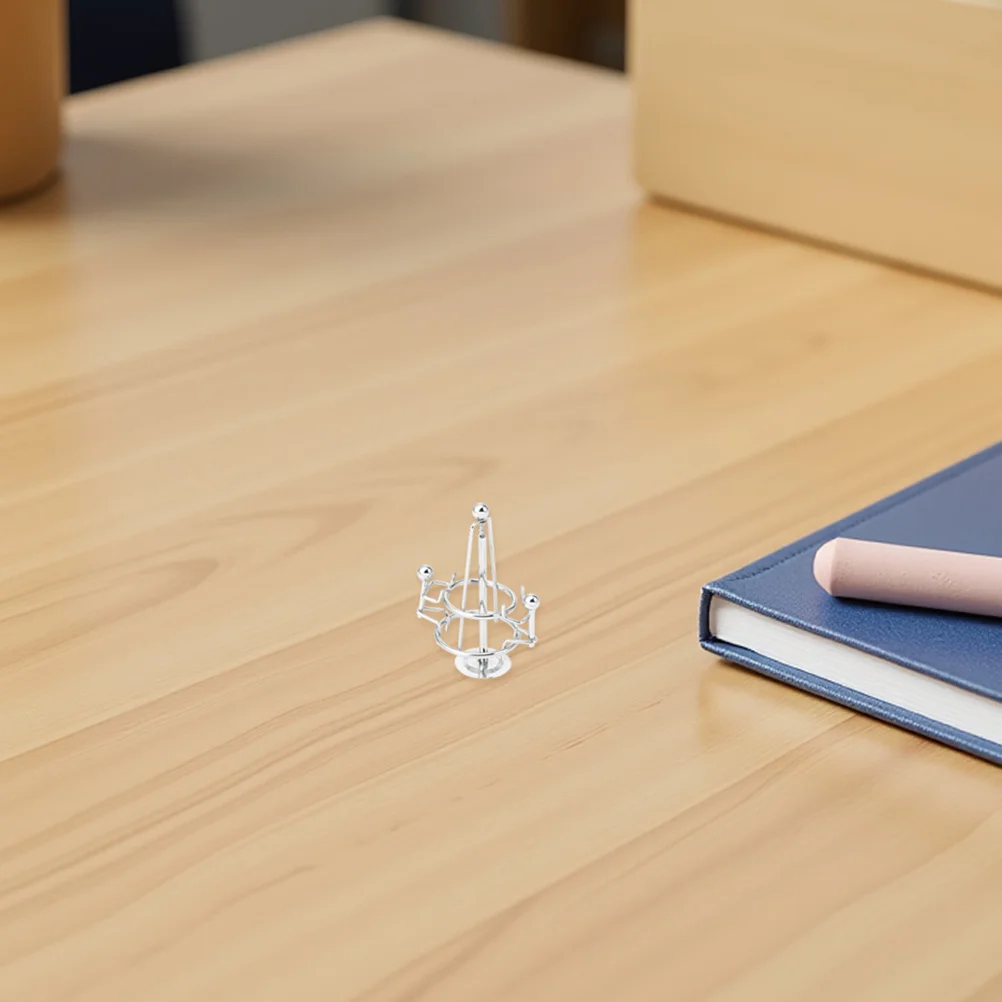 

2Pcs Mini Metal Desktop Balancing Sculpture Pendulum Ball Man Swing Physics Decoration Educational Office Play